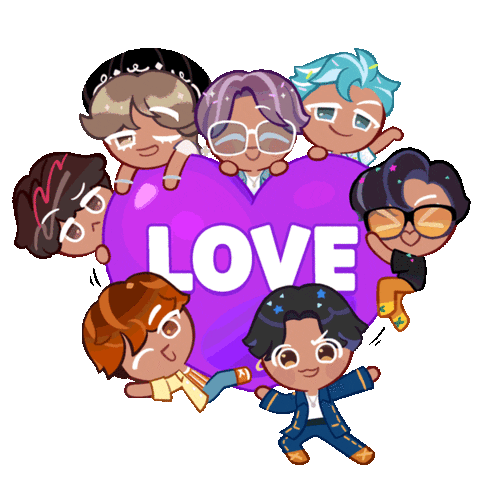 Dance Love Sticker by cookierun