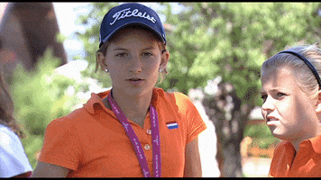 happy golf course GIF by The Evian Championship