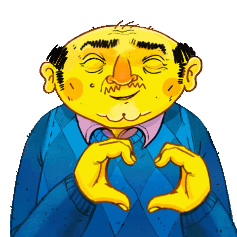 In Love Illustration Sticker