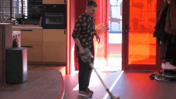 Vacuum Cleaner Cleaning GIF by Big Brother 2022