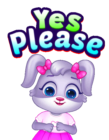 Yes Please Agree Sticker by Lucas and Friends by RV AppStudios