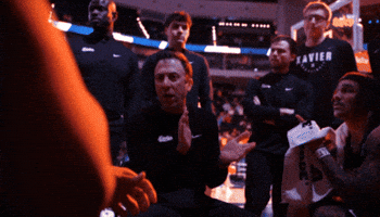 Xaviermbb Pitino GIF by Xavier Men's Basketball
