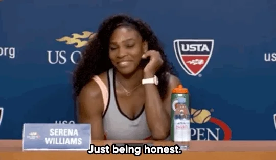 Serena Williams Smile GIF
