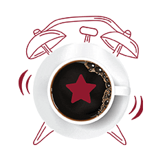 Wake Up Sticker by MugCoffee