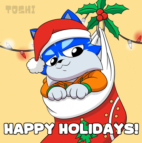 Happy Merry Christmas GIF by Toshithecat