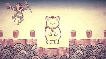 Cat Floating Away GIF by Xbox