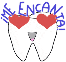 In Love Teeth Sticker