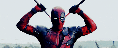Deadpool Hand Heart Gif
