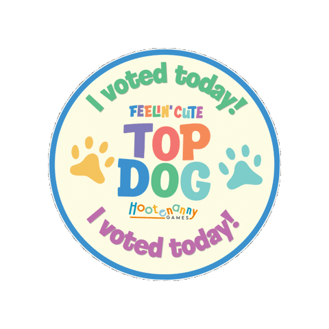 Top Dog Sticker by Hootenanny Games