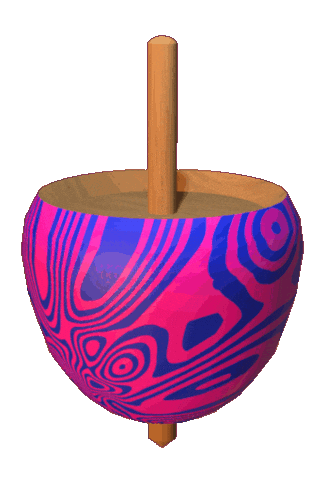 Top Spinning Sticker