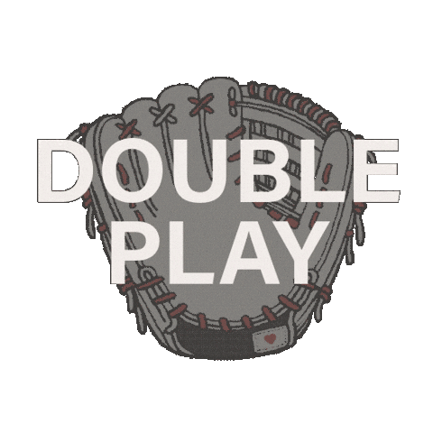 Double Play Youre Out Sticker by This is Women's Baseball