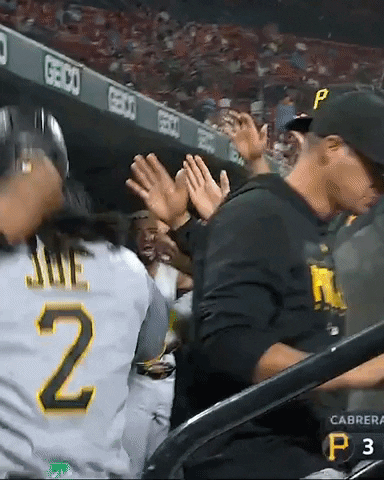 Celebrate Major League Baseball GIF by Pittsburgh Pirates