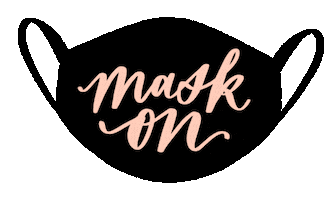 Mask Lettering Sticker