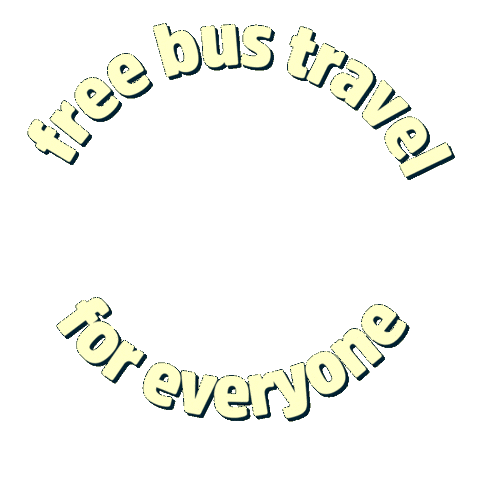 Public Transport Holyrood Sticker by Scottish Greens