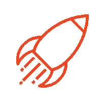 Amplify Rocket Ship Sticker by HDMZHealth