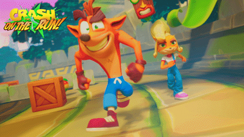 Crash Bandicoot Running GIF от King — Найди и поделись на GIPHY