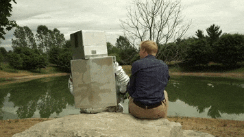 YoungArts youngarts becauseofyoungarts nathan ginter robot kiss GIF