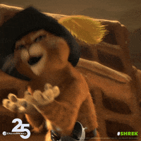 Puss In Boots Laugh GIF by DreamWorks Animation