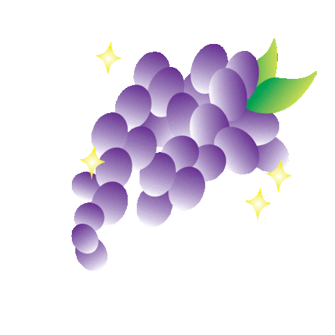 Wine Fruit Sticker by Dyanapyehchek