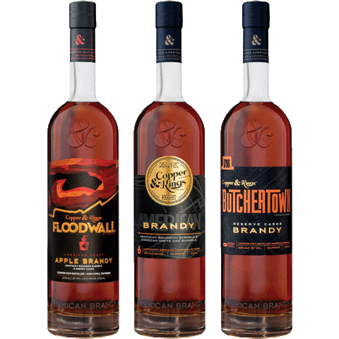 Booze Brandy Sticker by Copper &  Kings