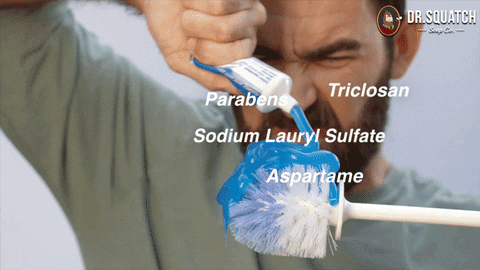 Personal Care Toothpaste GIF by DrSquatchSoapCo - Find & Share on