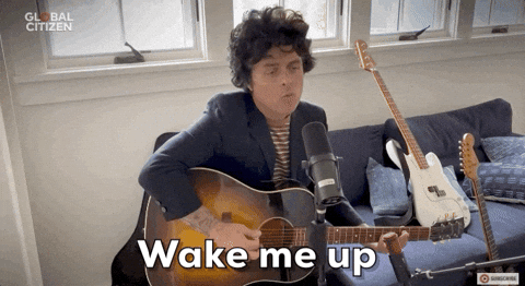 Giphy - Billie Joe Armstrong September GIF by Global Citizen