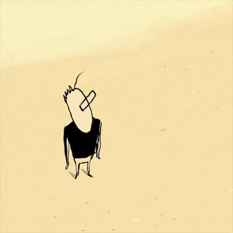 yuvalrob animation girl illustration bird GIF