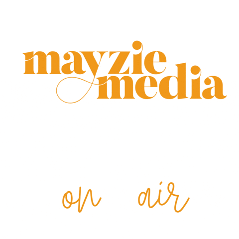 MayzieMedia podcast mic talk sound GIF
