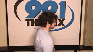 Radio Look To Camera GIF by 99.1 The Mix