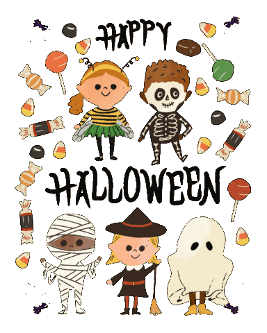 Halloween Ghost Sticker by Beautigurlz