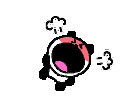 Angry Panda Sticker