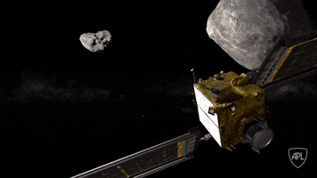 JHUAPL nasa dart asteroid jhuapl GIF