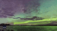 Timelapse Captures Dazzling Aurora Across Starry Alberta Sky