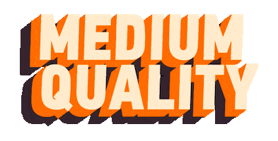 MEDIUM QUALITY Sticker