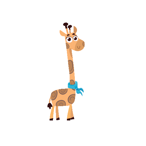 Giraffe Gigi Sticker by PlayKids