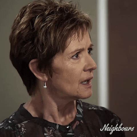 Susan Kennedy Omg GIF by Neighbours (Official TV Show account)