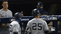 Gleyber Torres Hug GIF by YES Network - Find & Share on GIPHY