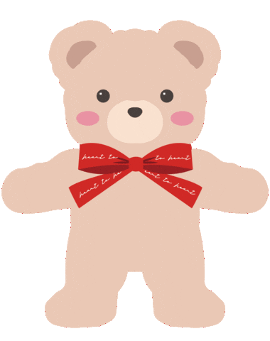 Christmas Bear Sticker by Heart to Heart Foundation