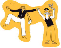 Illustration Dancing Sticker by Botivo