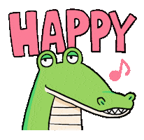 Happy Sticker