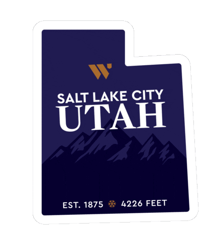 Salt Lake City Utah Sticker by Westminster College