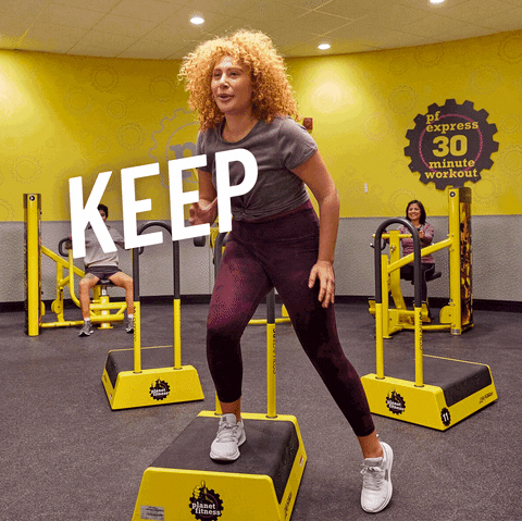 Step It Up GIF by Planet Fitness
