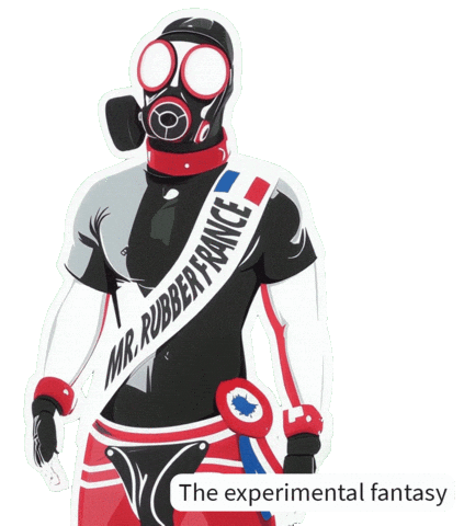 Frenchrubbermen Sticker by The Experimental Fantasy | TEFbrand