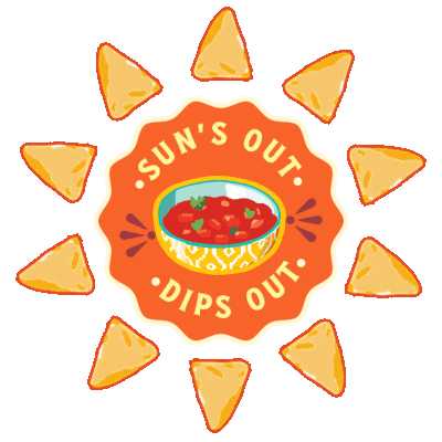 Chips And Dip Salsa Sticker by ¡Yo Quiero!