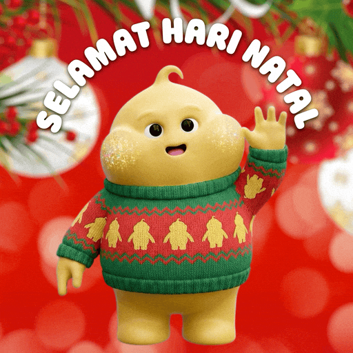 Merry Christmas Hello GIF by Butter baby