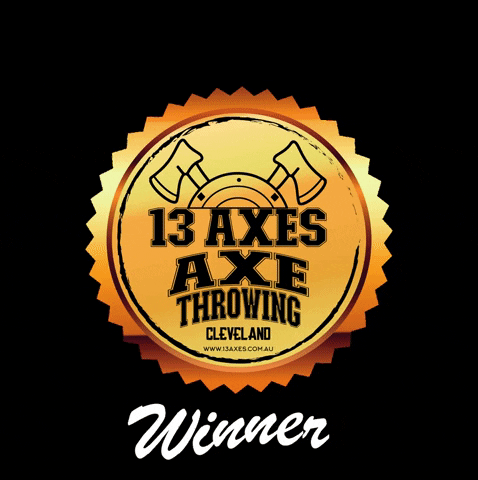 Winner Axe Throwing GIF by 13 Axes Australia