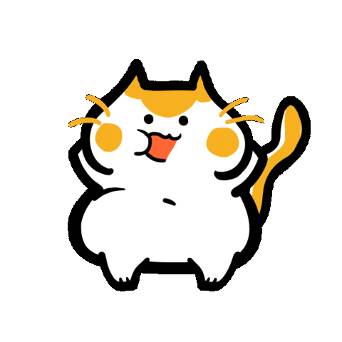 Dance Cat Sticker by Poku Meow