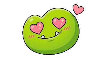In Love Hearts Sticker by Anime Punchline