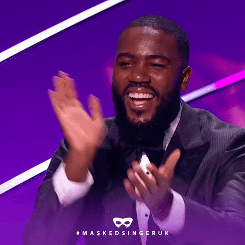 Happy Clap GIF by The Masked Singer UK & The Masked Dancer UK