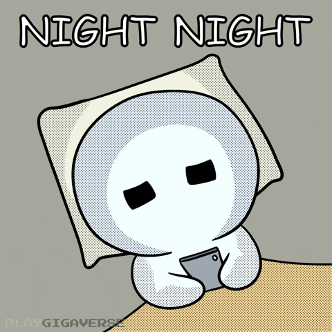 Good Night Sleep GIF by Playgigaverse